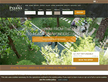 Tablet Screenshot of hotelpanamagarden.com